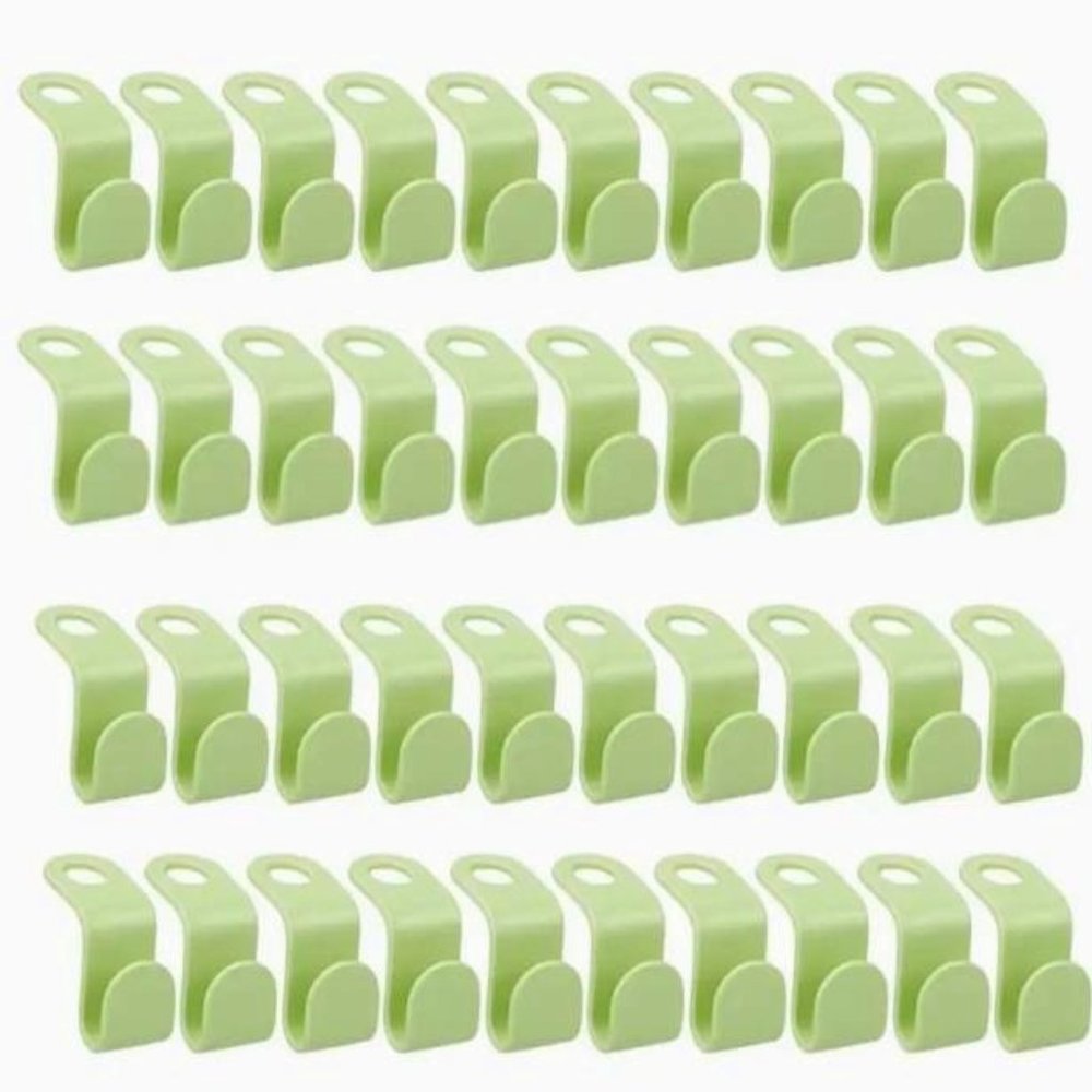Plastic Closet Hanger Organizer Hooks